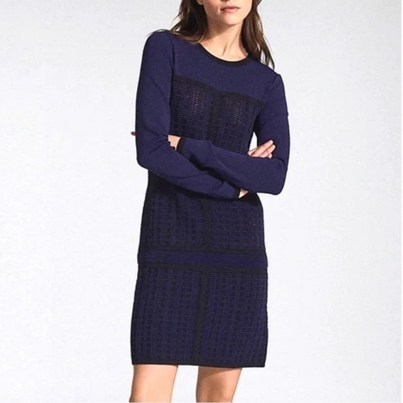 NWT Reiss Elsie Textured Knitted Bodycon Dress - Picture 1 of 8